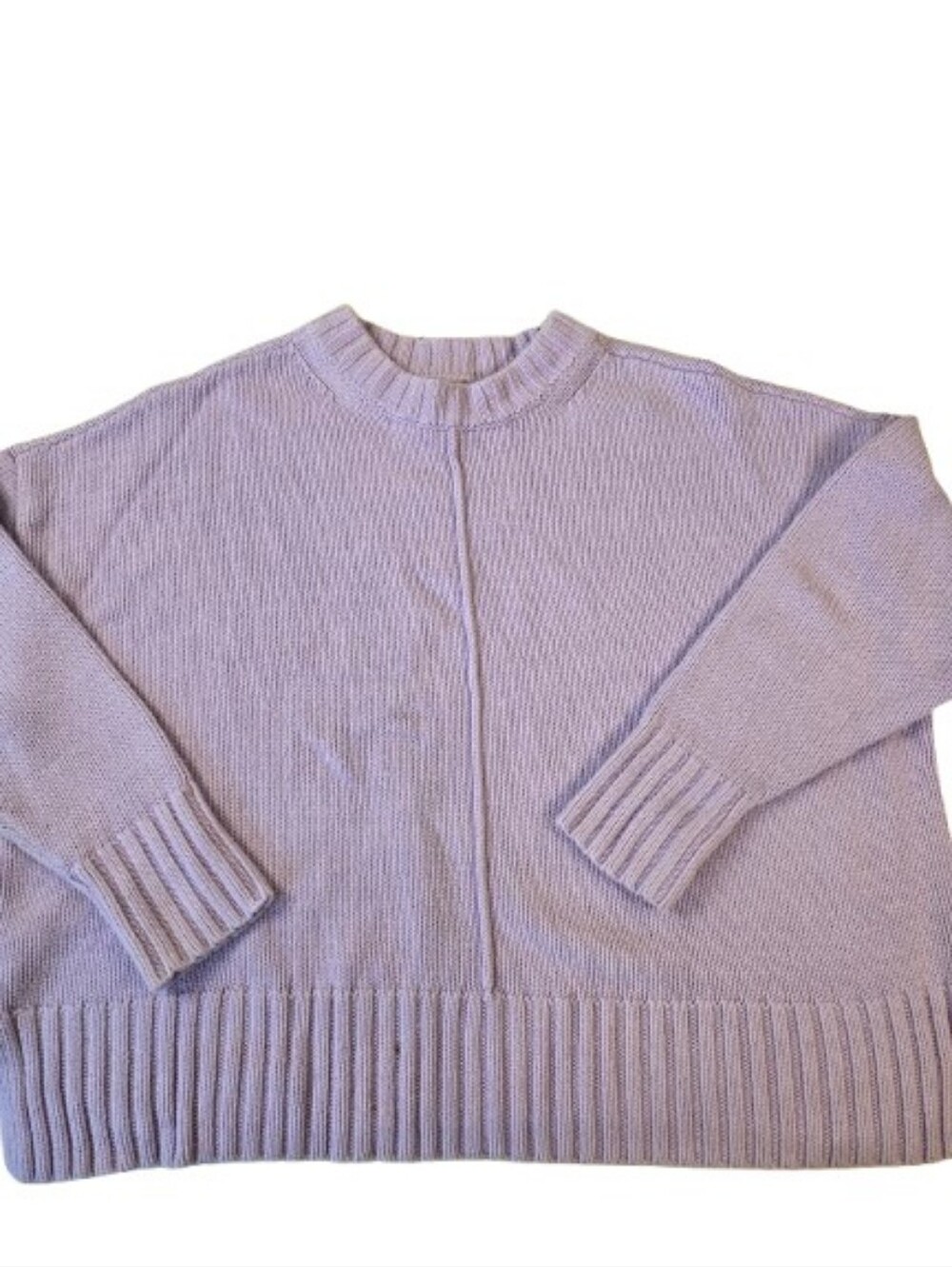 A New Day Lilac Crewneck Sweater Size XXL Relaxed Fit